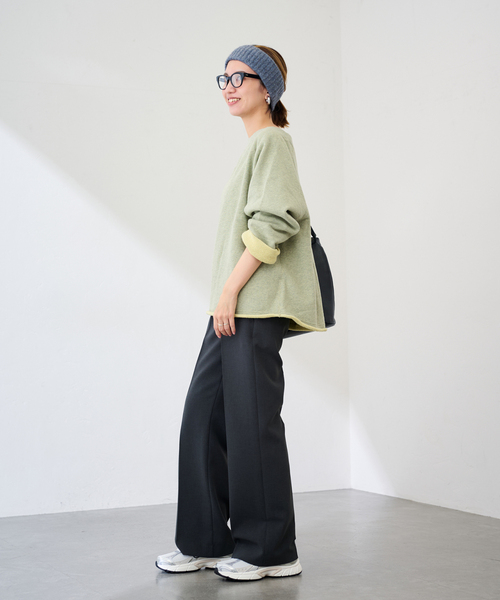 FRAMeWORK（フレームワーク） トレーナー スウェット オーバーダイ裏毛