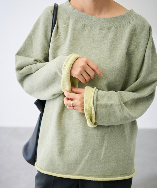 FRAMeWORK（フレームワーク） トレーナー スウェット オーバーダイ裏毛