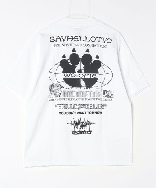 fridge tシャツ 「SAY HELLO x Woofie」 セイハロー x ウーフィー Clan