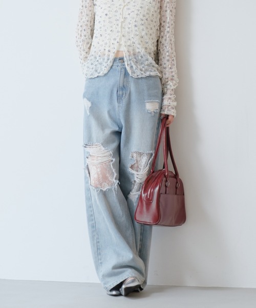 Kastane（カスタネ） デニムパンツ 1 ブルー レディース : ZOZOTOWN