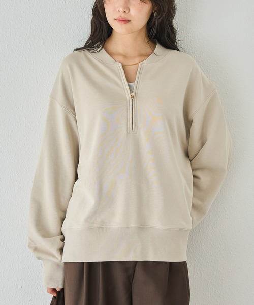 「LAVEANGE」 スウェットカットソー LL グレー レディース_画像8