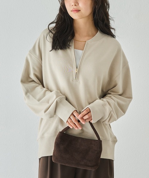 「LAVEANGE」 スウェットカットソー LL グレー レディース_画像9