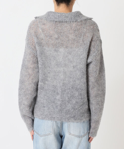 plage（プラージュ） ニット セーター 「追加」ALPACA MIX BUTTON