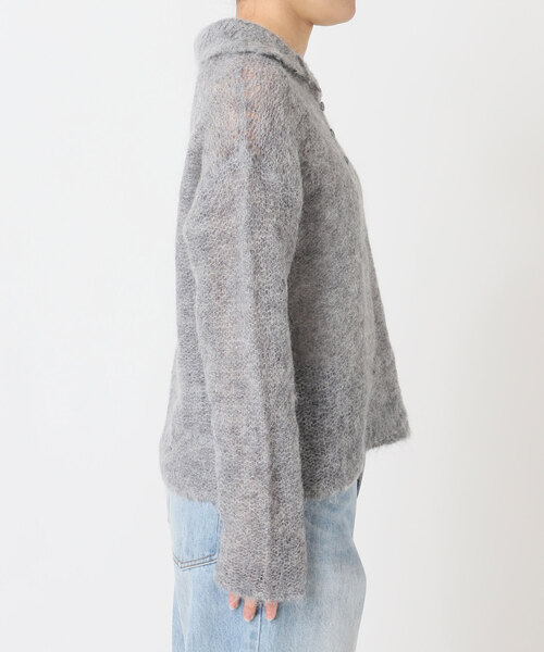 plage（プラージュ） ニット セーター 「追加」ALPACA MIX BUTTON