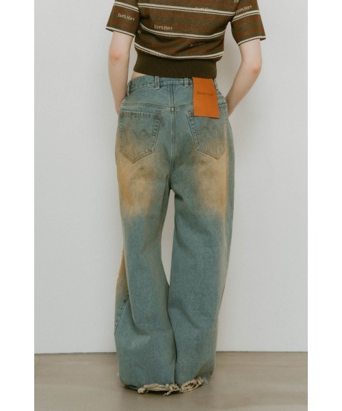Knuth Marf デニムパンツ Knuth Marf（クヌースマーフ） デニムパンツ S ブルー レディース