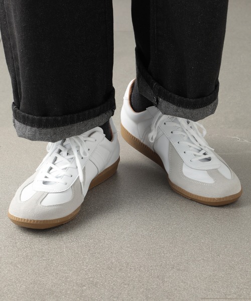 「GERMAN TRAINER」 ローカットスニーカー 40 ブラック メンズ_画像4