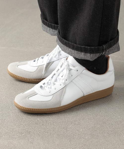 「GERMAN TRAINER」 ローカットスニーカー 40 ブラック メンズ_画像5