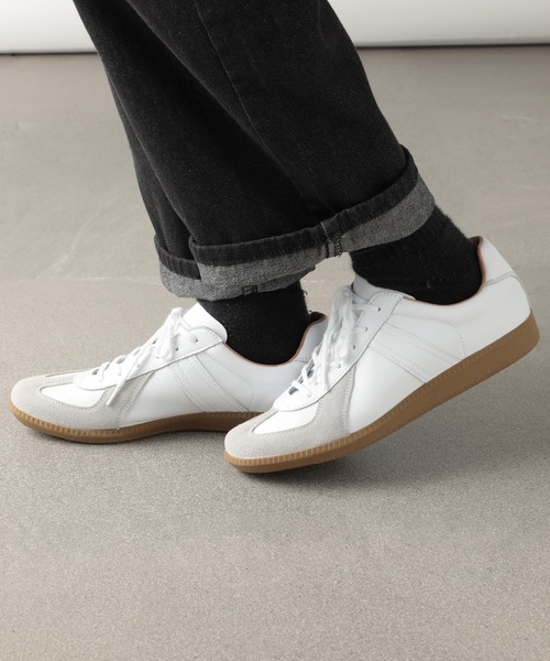 「GERMAN TRAINER」 ローカットスニーカー 40 ブラック メンズ_画像6