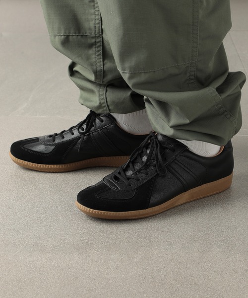 「GERMAN TRAINER」 ローカットスニーカー 40 ブラック メンズ_画像7