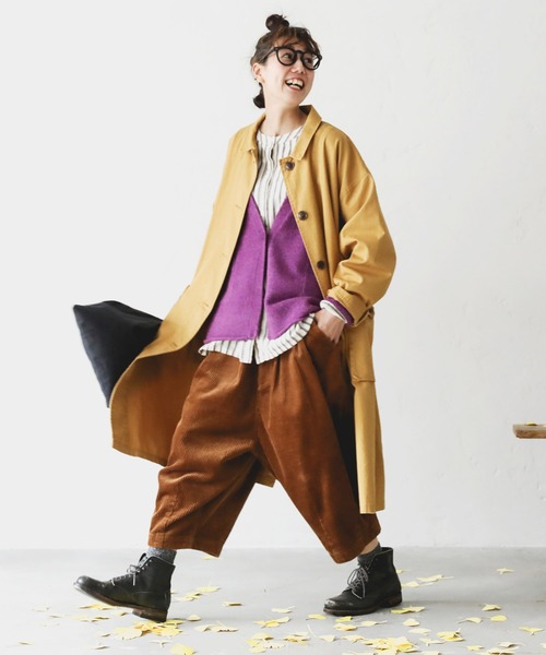 「soulberry」 コーデュロイパンツ LL キャメル レディース_画像4