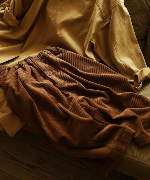 「soulberry」 コーデュロイパンツ LL キャメル レディース_画像6