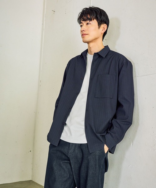 ENCOMING（インカミング） シャツ ENCOMING WELT POCKET SHIRT JACKET