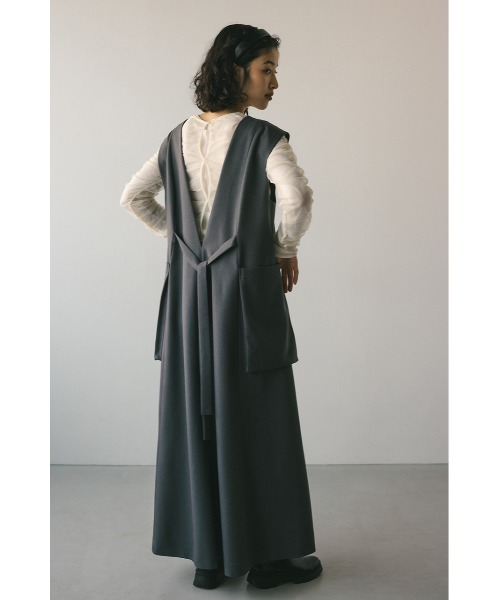 「STYLEMIXER」 ノースリーブワンピース MEDIUM グレー レディース_画像5