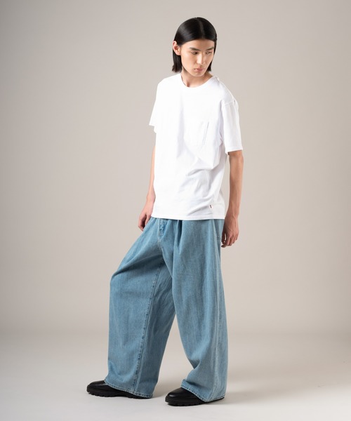 Levi's（リーバイス） ジーンズ BLUETAB(TM) ワイドプリーツ CROP
