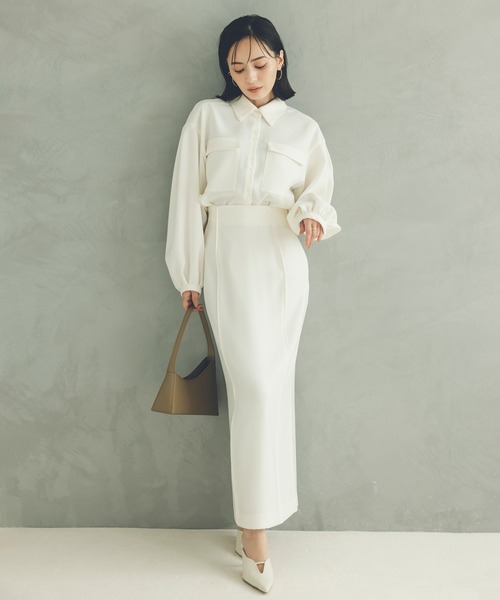 新品同様 anuans タイトスカート MEDIUM ベージュ レディース anuans（アニュアンス） タイトスカート MEDIUM ベージュ レディース