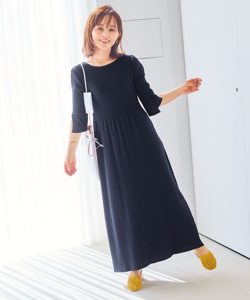 「KOBE LETTUCE」 コンビワンピース S ベージュ レディース_画像2