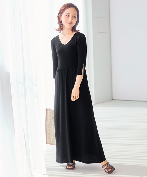 「KOBE LETTUCE」 コンビワンピース S ベージュ レディース_画像4