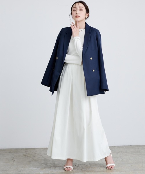 「ur's」 長袖ニット M ネイビー レディース_画像5