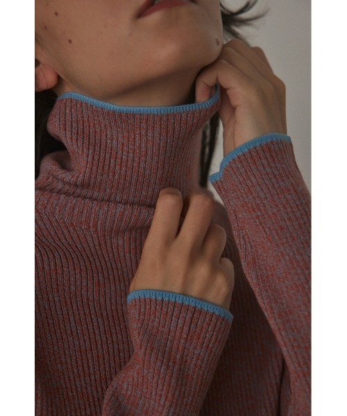 「BLACK BY MOUSSY」 長袖ニット FREE ライトグリーン レディース_画像9