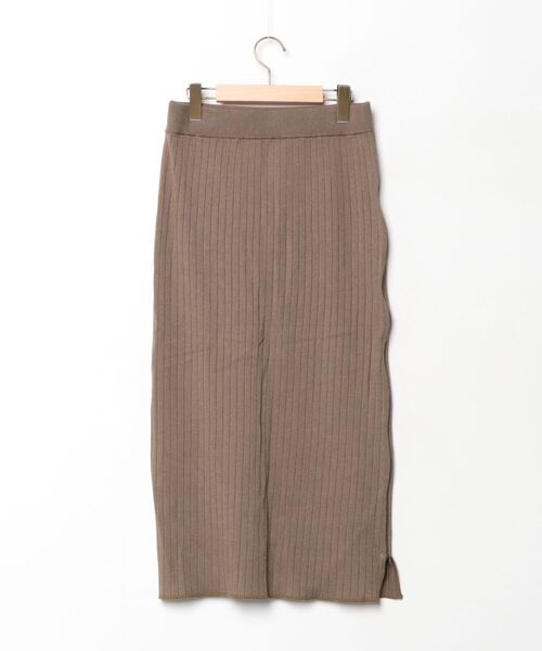 「BEAMS BOY」 ニットスカート - グリーン レディース_画像2