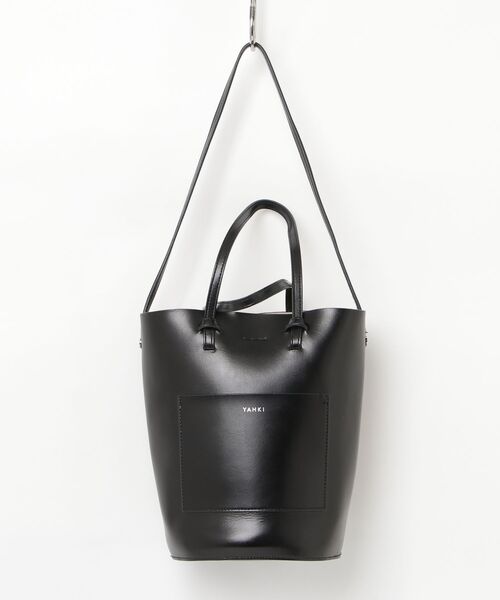YAHKI（ヤーキ） ワンポイント2WAYバッグ - ブラック レディース