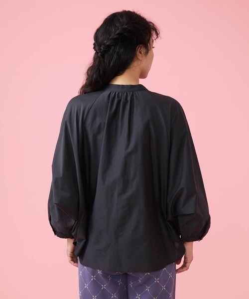 「Jocomomola」 長袖ブラウス 40 ブラック レディース_画像3