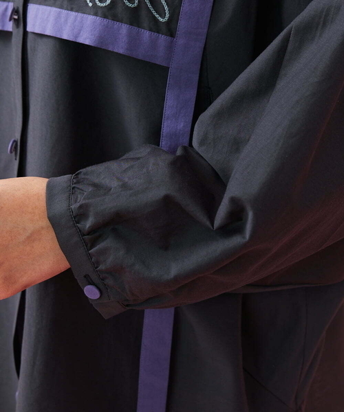 「Jocomomola」 長袖ブラウス 40 ブラック レディース_画像8