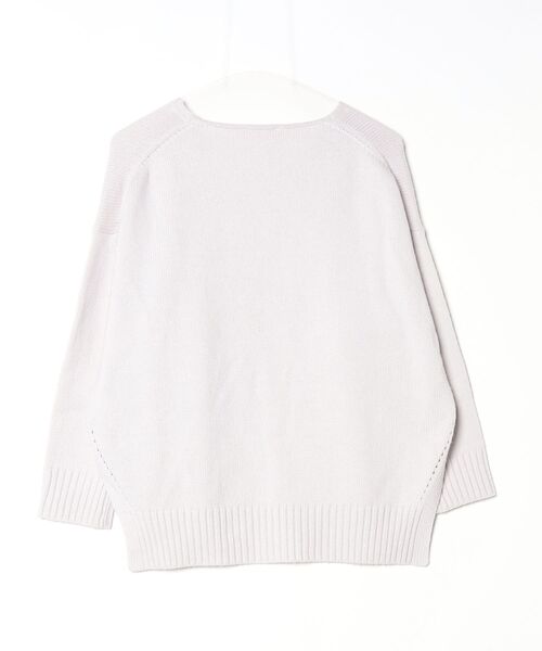 「BLENHEIM」 長袖ニット S パープル レディース_画像2