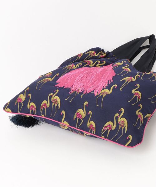 「ear PAPILLONNER」 ハンドバッグ FREE ネイビー レディース_画像3