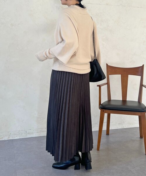 【美品】Theory　完売 アコーディオンプリーツスカート un dix cors（アンディコール） スカート アコーディオンプリーツ