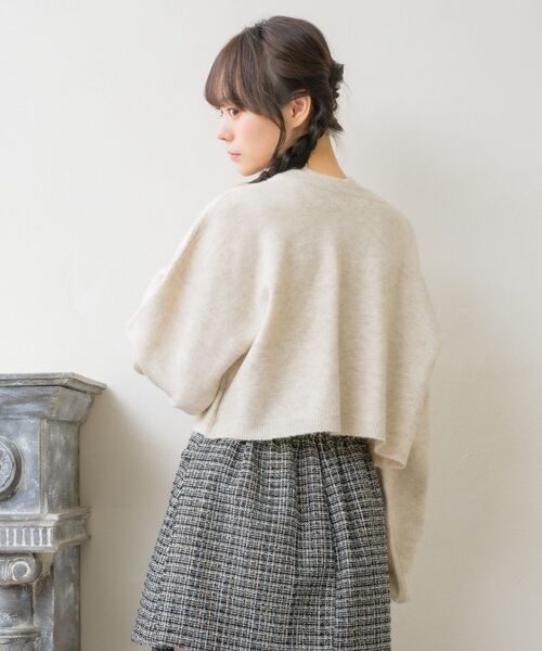 「ems excite」 ニットアンサンブル FREE ナチュラル レディース_画像4