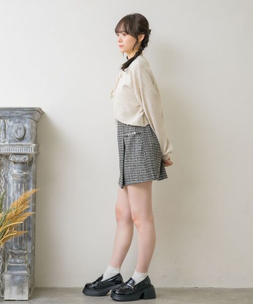 「ems excite」 ニットアンサンブル FREE ナチュラル レディース_画像6