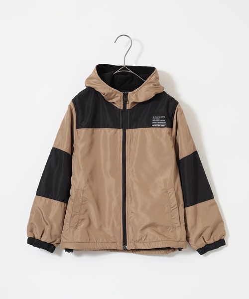 「FUNALIVE」 「SHISKY」「KIDS」マウンテンパーカー 120 ベージュ キッズ_画像5