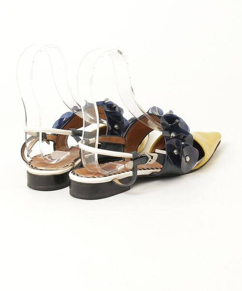 「TOGA PULLA」 フラットサンダル 38 イエロー レディース_画像2