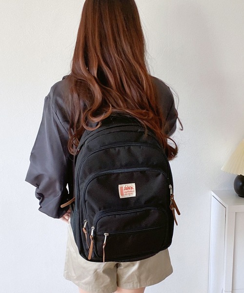 「Java」 リュック ONE SIZE ブラック レディースの画像6
