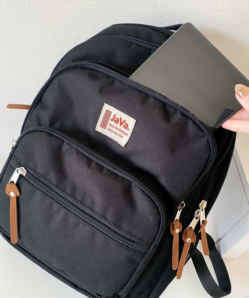「Java」 リュック ONE SIZE ブラック レディースの画像8