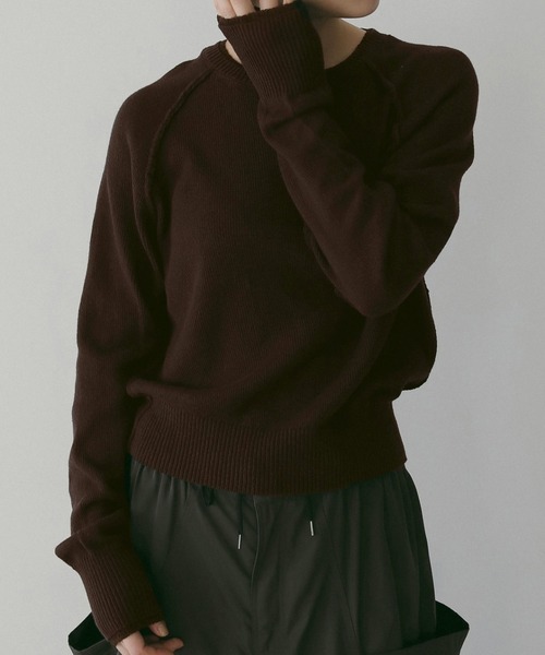 anuke（アンヌーク） ニット セーター Raglan Crewneck Knit