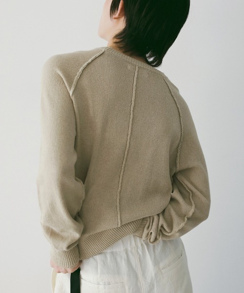 【最終値下げ】【新品未使用】ànuke Raglan Crewneck Knit anuke（アンヌーク） ニット セーター Raglan Crewneck Knit