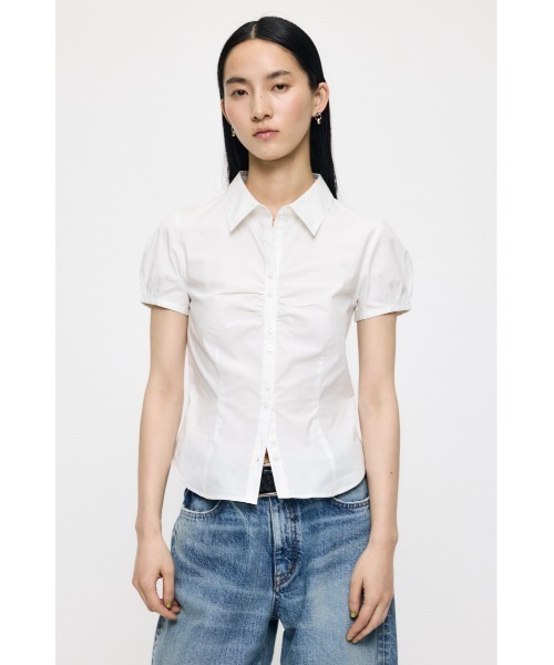 MOUSSY（マウジー） ブラウス シャツ 半袖 SHORT SLEEVE FIT シャツ