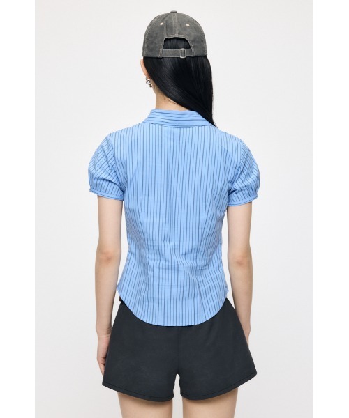 MOUSSY（マウジー） ブラウス シャツ SHORT SLEEVE FIT シャツ