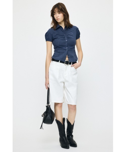 MOUSSY（マウジー） ブラウス シャツ 半袖 SHORT SLEEVE FIT シャツ 