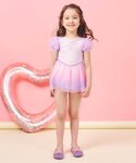 水着 「UVカット」オーロラチュールワンピース...の詳細画像3