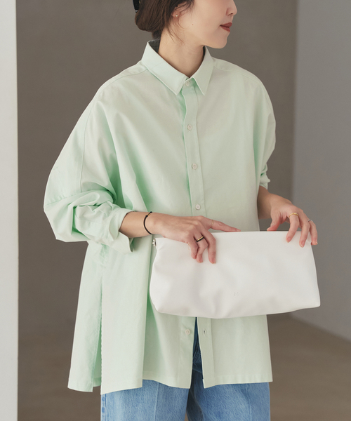 plage(プラージュ) ブラウス シャツ 「追加」Light OX Poncho シャツ plage(プラージュ) ブラウス シャツ 「追加」Light OX Poncho シャツ