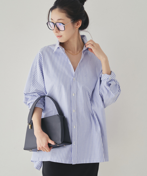 plage(プラージュ) ブラウス シャツ 「追加」Light OX Poncho シャツ plage(プラージュ) ブラウス シャツ 「追加」Light OX Poncho シャツ
