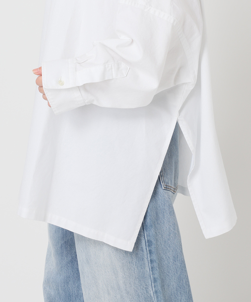 plage Poncho ブラウス　ベージュ plage（プラージュ）の「《追加》Light OX Poncho シャツ（シャツ