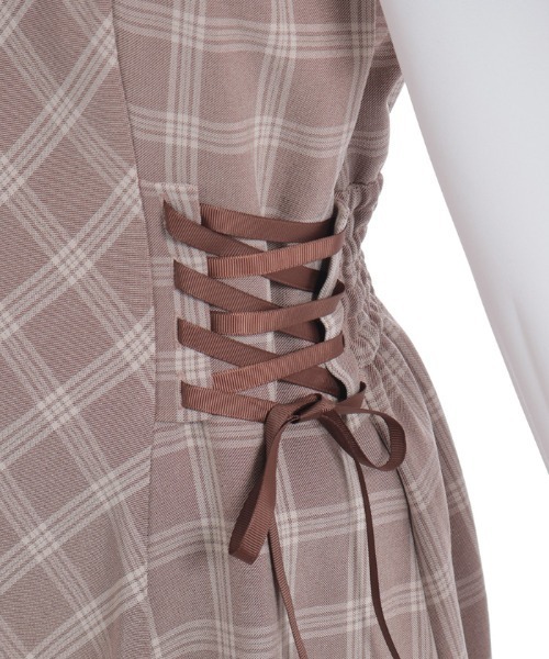 axes femme POETIQUE ワンピース ビスチェ切替バイカラーワンピース