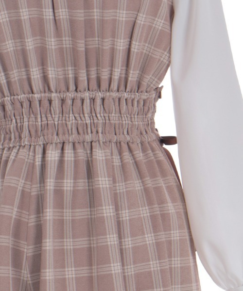 axes femme POETIQUE ワンピース ビスチェ切替バイカラーワンピース