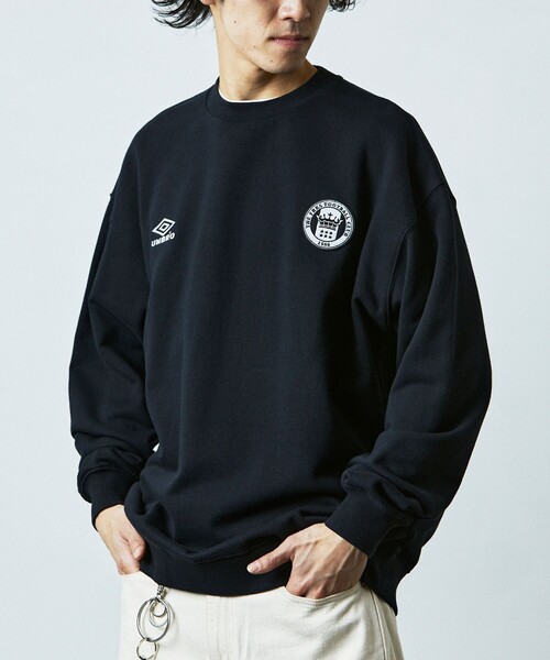 umbro（アンブロ） スウェットカットソー MEDIUM ブラック メンズ