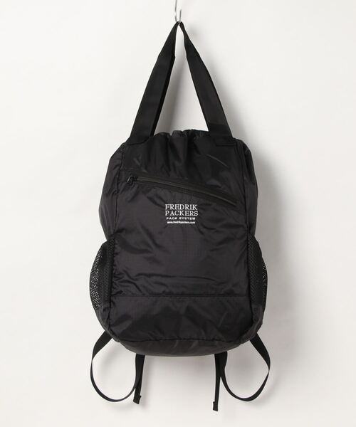 「FREDRIK PACKERS」 リュック ONESIZE ブラック レディースの画像