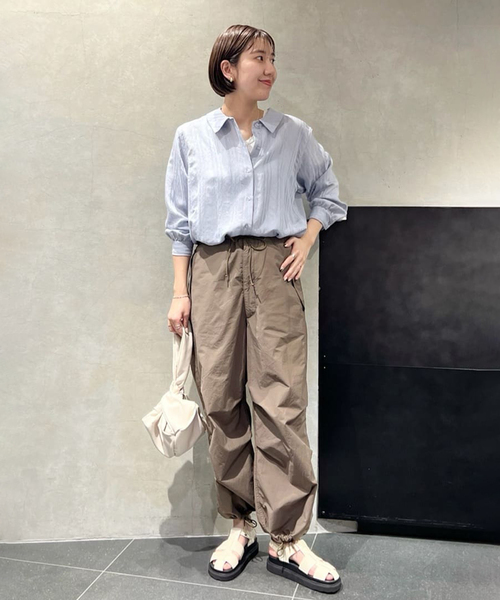 「JOURNAL STANDARD」 長袖シャツ - グリーン レディースの画像